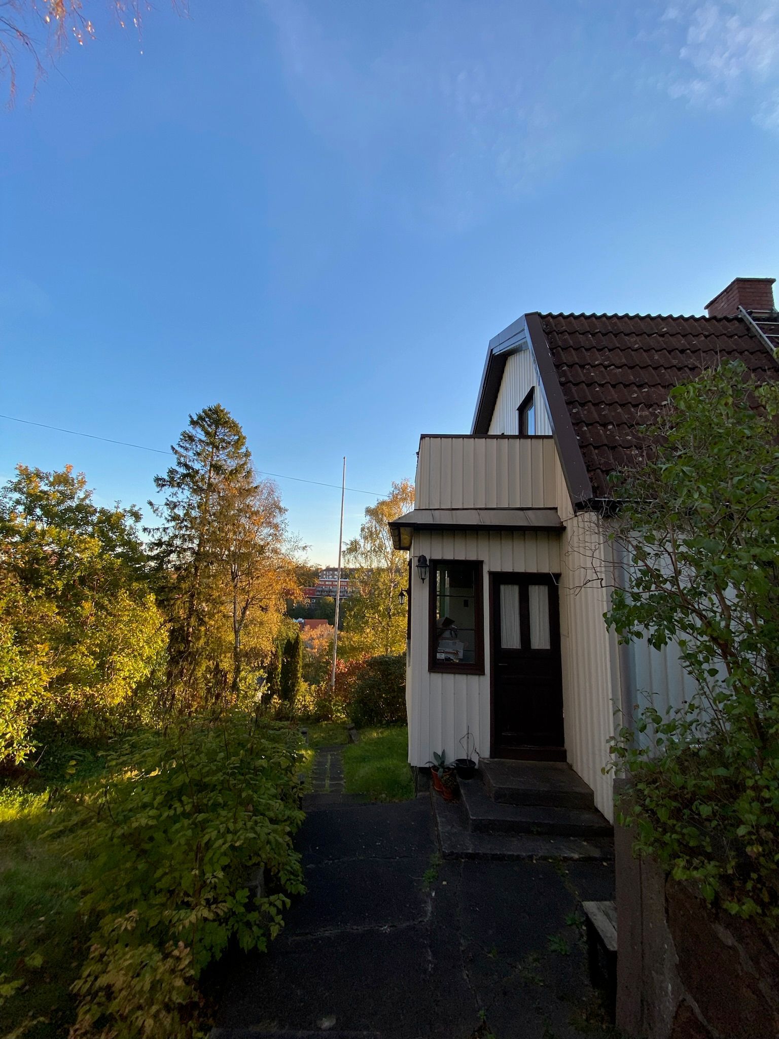 Lövkullens exteriör i Änggårdsbergen, Göteborg